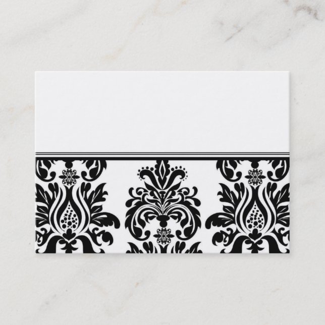 Damask Business Card (Front)