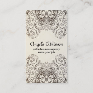 damask business card