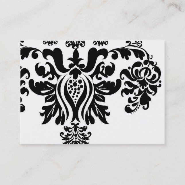 Damask Business Card (Front)