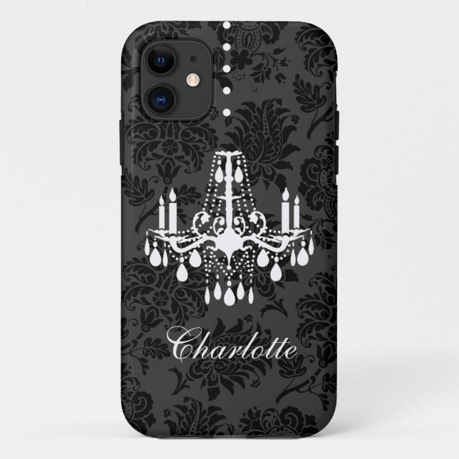 Damask Chandelier iPhone 5 Case-Mate ID Case-Mate iPhone Case (Back)