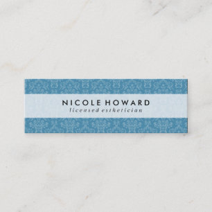 Damask Chic Pattern Mini Business Card