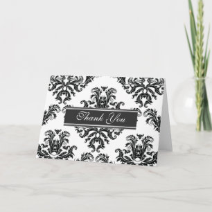 Damask Classic Carte de remerciements
