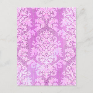 Damask Cut Velvet, Antique Lace Postcard