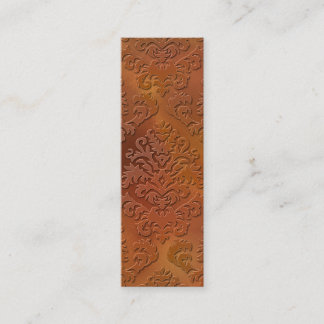 Damask Cut Velvet, SATIN ABSTRACT Mini Business Card