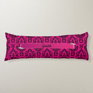 Damask decor body pillow