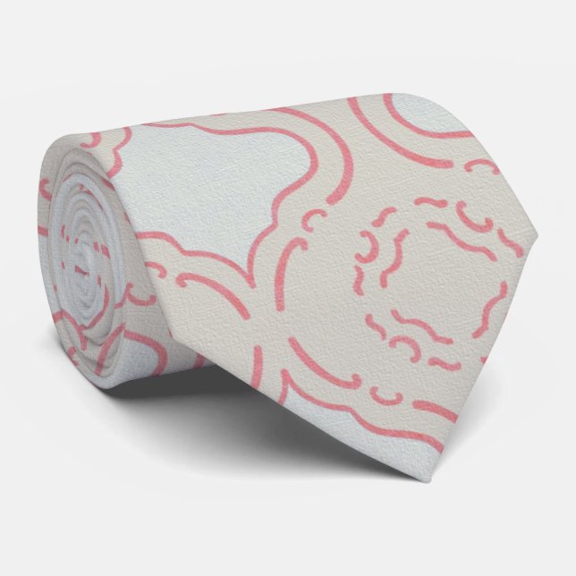 damask-digital tie (Rolled)