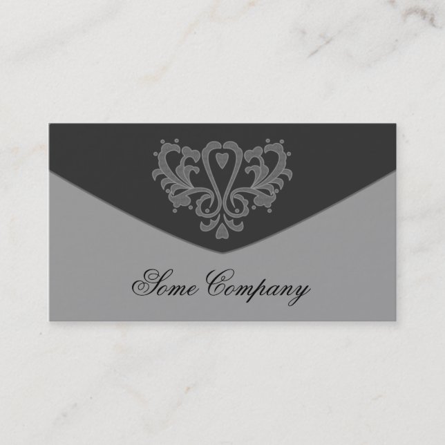 Damask Envelope Collection Business Card (Front)