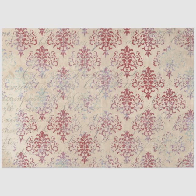 Damask Ephemera Design Series #3 Tissue Paper (Front)