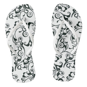 Damask Flip Flops