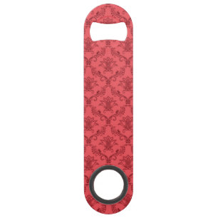 Damask floral pattern bar key