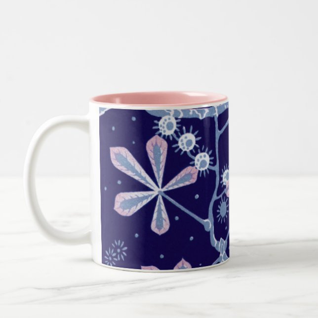 Damask Frost Flower Mug (Left)