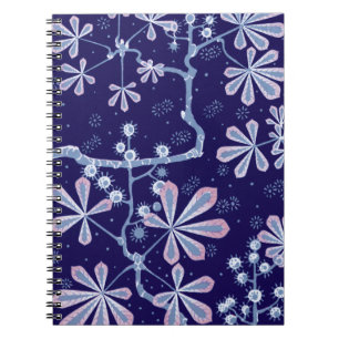 Damask Frost Flower Notebook
