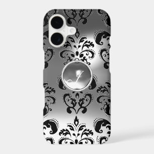 DAMASK GEM MONOGRAS blanc