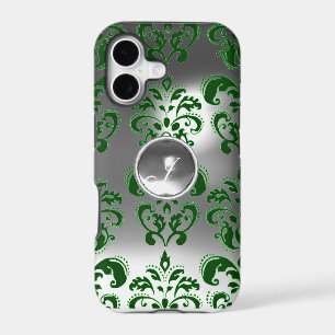 DAMASK GEM MONOGRAS vert blanc