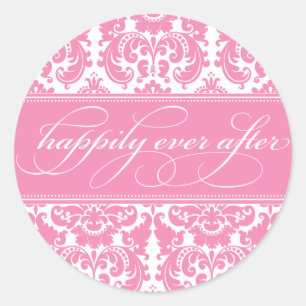 Damask Happily Ever After Sticker