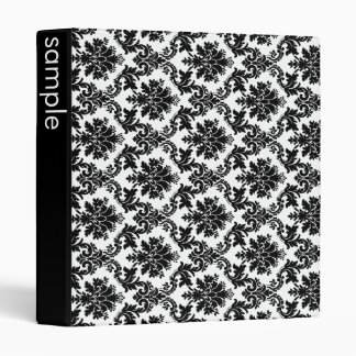 Damask home decor binder