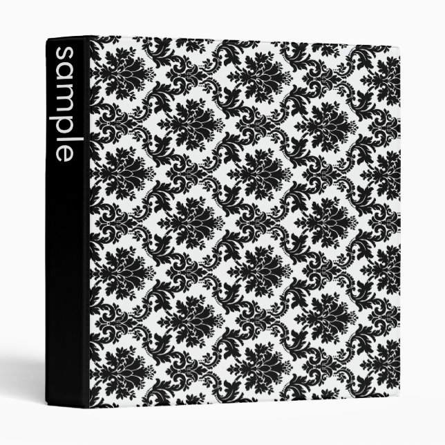 Damask home decor binder (Front/Spine)