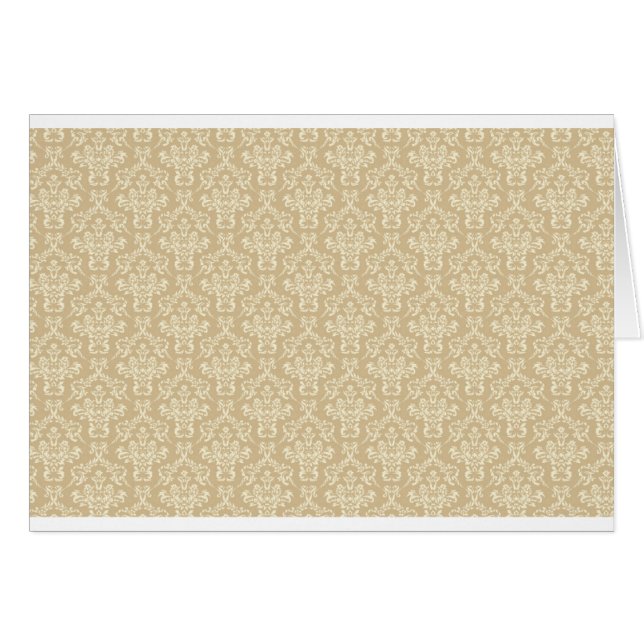 Damask in cream colour (Front Horizontal)