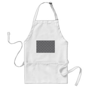 Damask in Grey Standard Apron