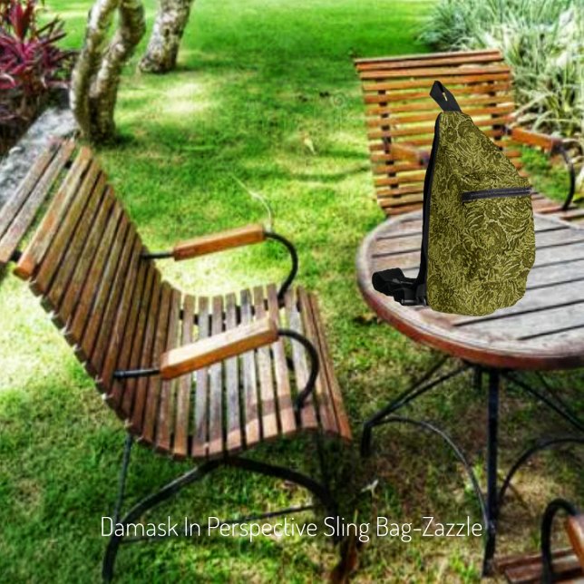 Damask In Perspective  Sling Bag (Creator Uploaded)