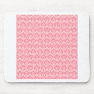 Damask in Pink Mouse Pad