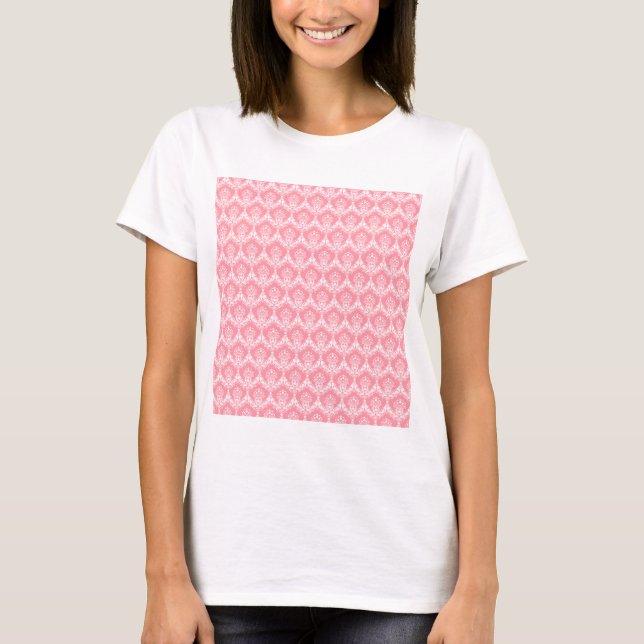 Damask in Pink T-Shirt (Front)