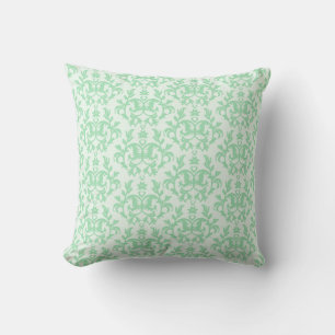 Damask "Kangaroo Paws" coussin vert doux