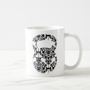 Damask Kettlebell Coffee Mug