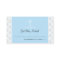 Damask Light Blue Cross Seating Card