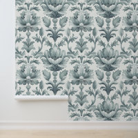 Damask luxury texture of grey flower blossom
