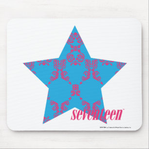 Damask Magenta-Aqua 2 Mouse Pad