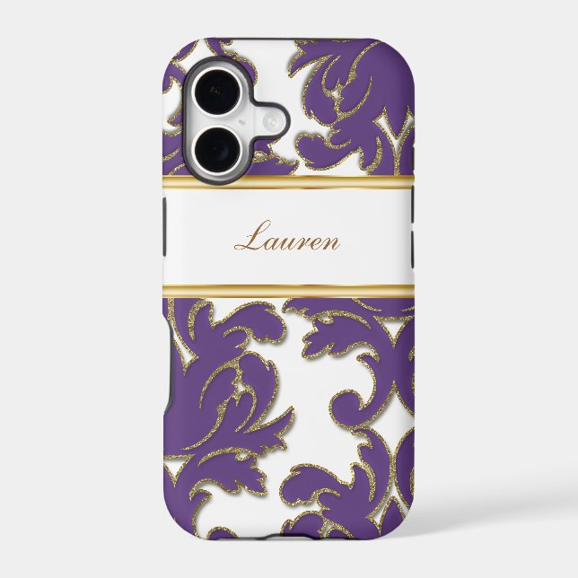 Damask Monogram iPhone 5 Cases (Back)