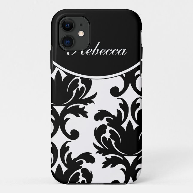Damask Monogram iPhone 5 Cases (Back)