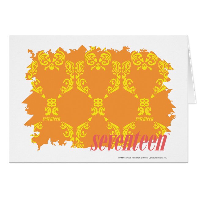 Damask Orange-Yellow 4 (Front Horizontal)