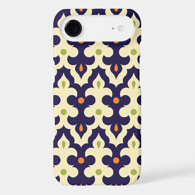 Damask paisley arabesque Moroccan pattern girly Case-Mate iPhone Case (Back)
