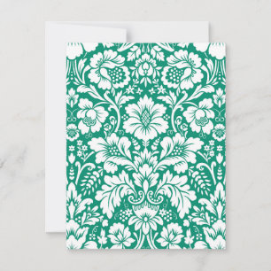 Damask Pattern 10 Card
