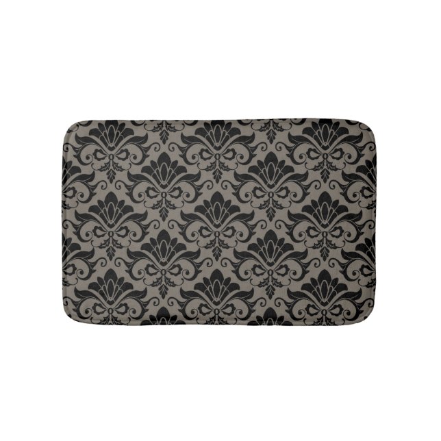 Damask Pattern 2 Bath Mat (Front)