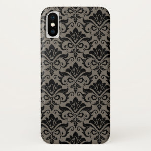 Damask Pattern 2 iPhone X Case
