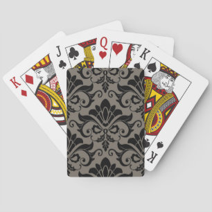 Damask Pattern 2 Playing Cards