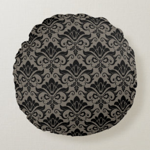 Damask Pattern 2 Round Pillow