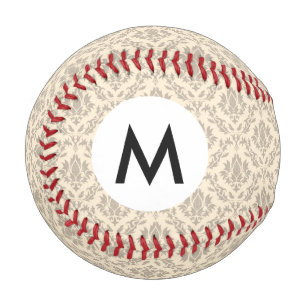 Damask pattern 3 baseball