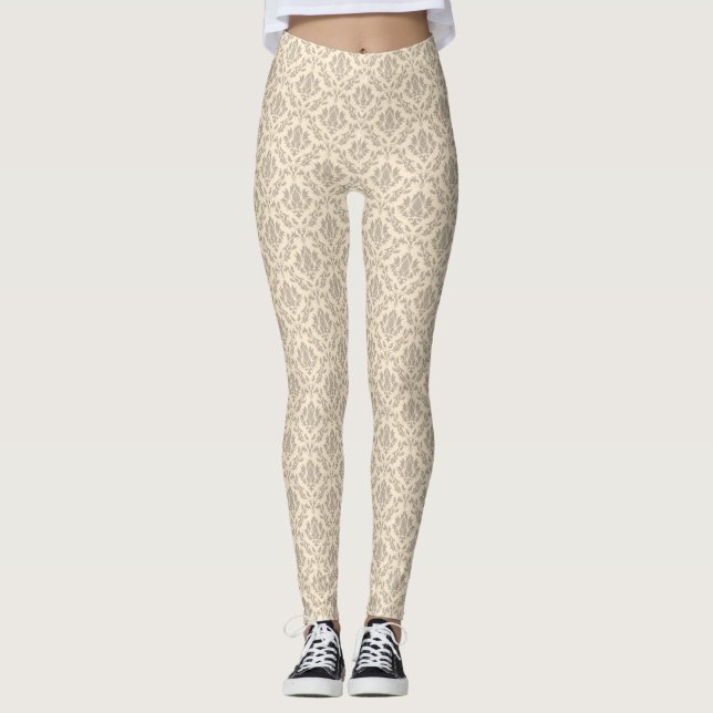 Damask pattern 3 leggings (Front)