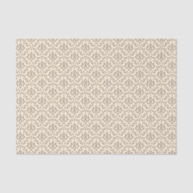Damask pattern 3 tissue paper (Front)
