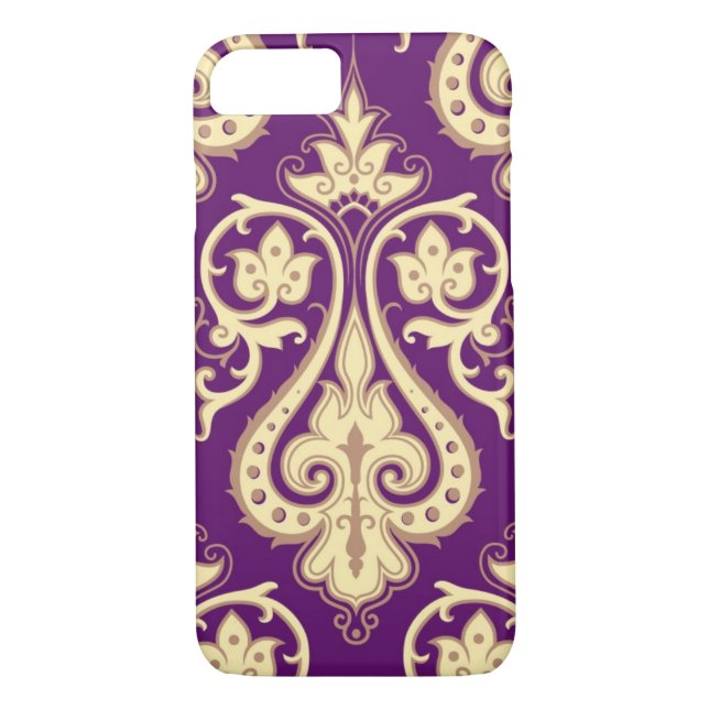 Damask Pattern 4 Case-Mate iPhone Case (Back)