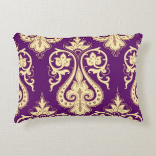 Damask Pattern 4 Decorative Pillow