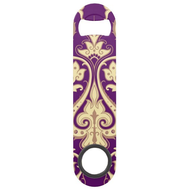 Damask Pattern 4 Speed Bottle Opener (Front)