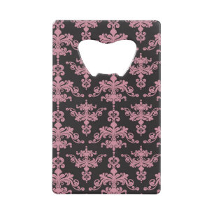 Damask Pattern 5 Credit Card Bottle Opener