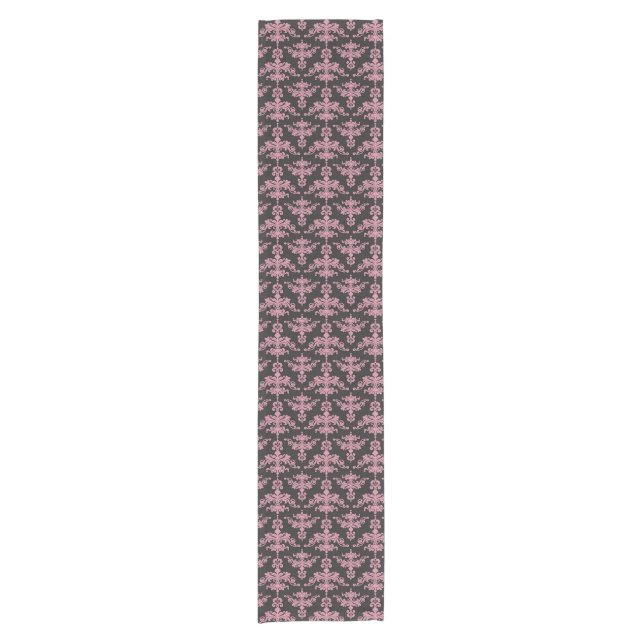 Damask Pattern 5 Short Table Runner (Front)