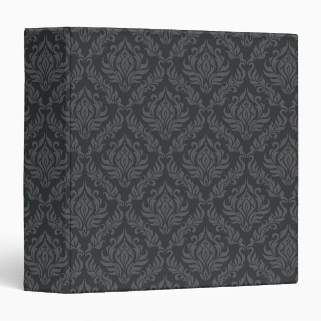 Damask Pattern 6 Binder (Front/Spine)