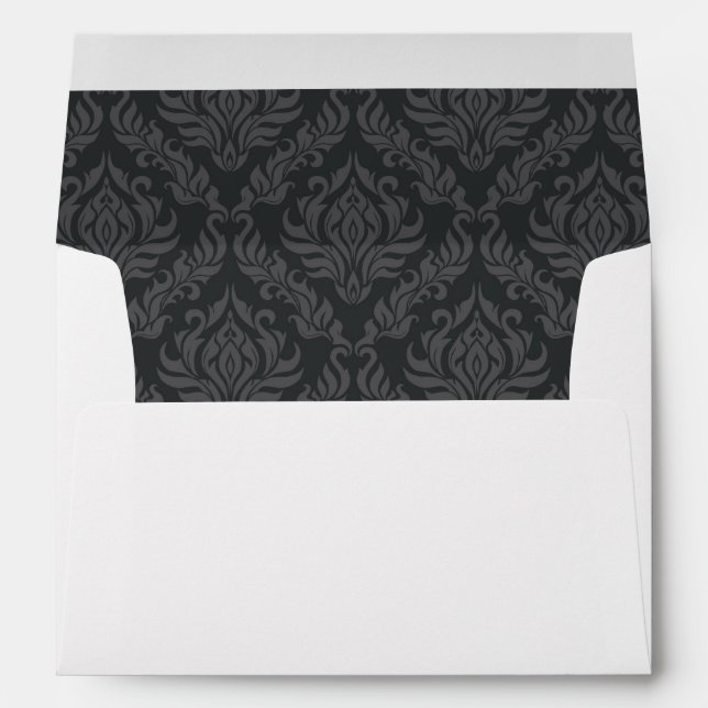Damask Pattern 6 Envelopes (Back (Bottom))